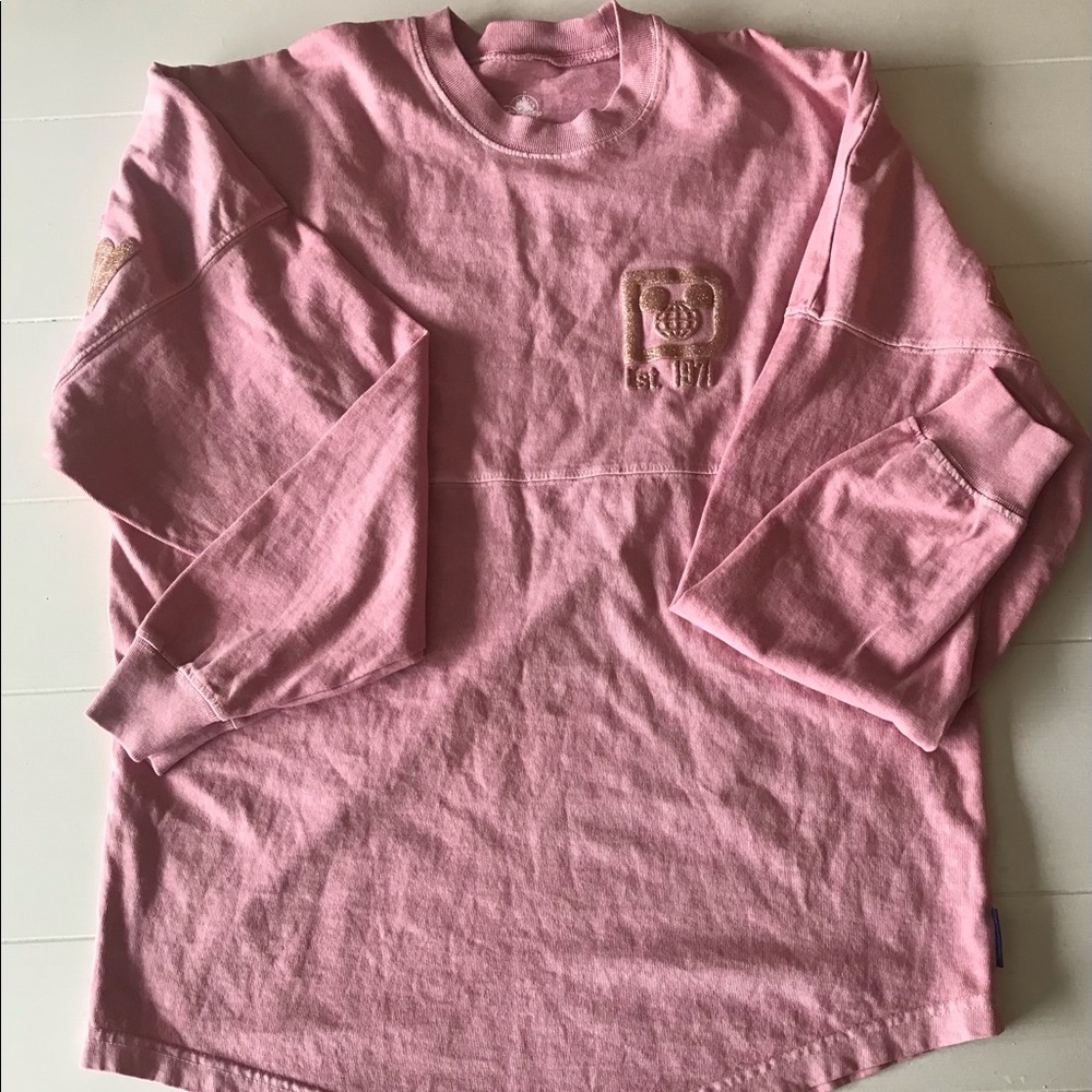 WDW Briar Rose Gold Glitter Spirit Jersey Disney XS Walt Disney World